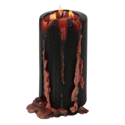 Large Vampire Blood Pillar Candle - 1st Stop Marshall's Health Shop, Gift Shop! - Heath and Natural Therapy New Brighton Christchurch - Naturopath