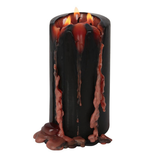 Large Vampire Blood Pillar Candle - 1st Stop Marshall's Health Shop, Gift Shop! - Heath and Natural Therapy New Brighton Christchurch - Naturopath