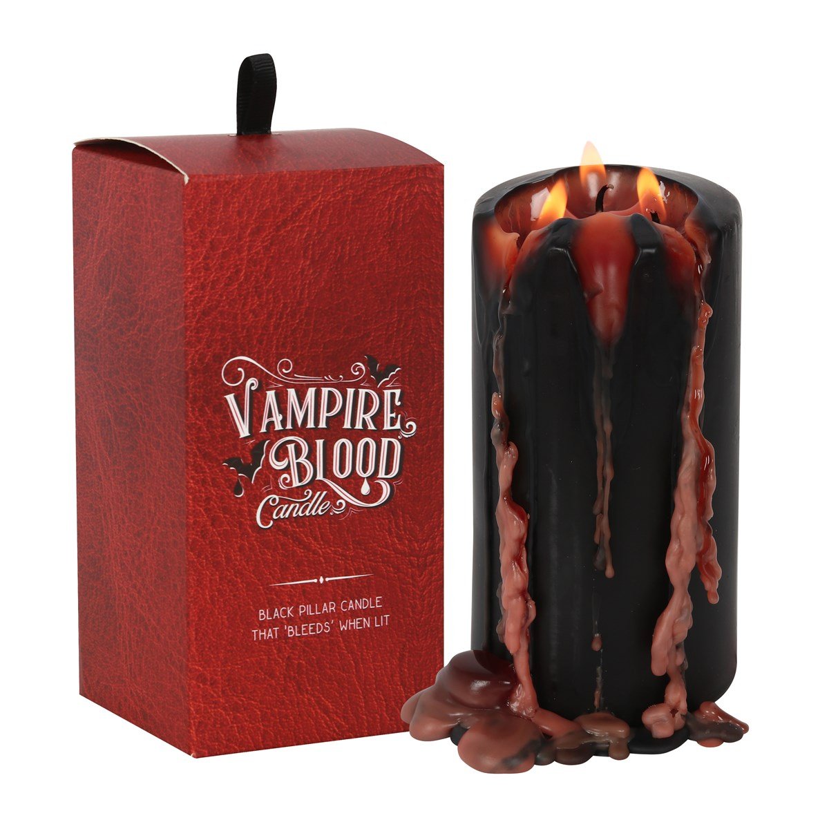 Large Vampire Blood Pillar Candle - 1st Stop Marshall's Health Shop, Gift Shop! - Heath and Natural Therapy New Brighton Christchurch - Naturopath