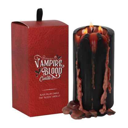 Large Vampire Blood Pillar Candle - 1st Stop Marshall's Health Shop, Gift Shop! - Heath and Natural Therapy New Brighton Christchurch - Naturopath