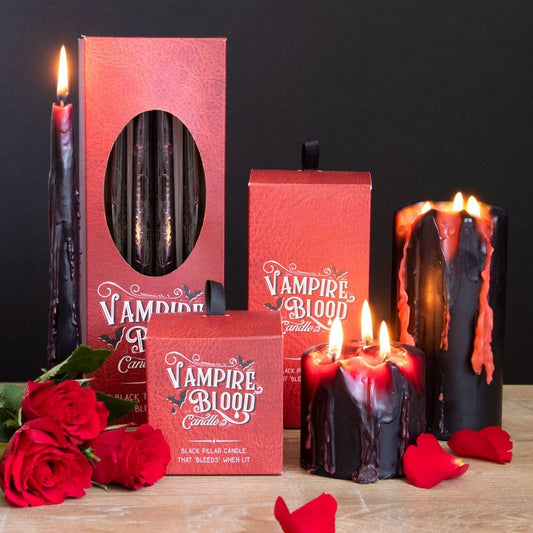 Large Vampire Blood Pillar Candle - 1st Stop Marshall's Health Shop, Gift Shop! - Heath and Natural Therapy New Brighton Christchurch - Naturopath