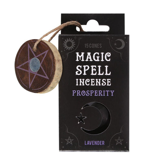 Lavender 'Prosperity' Spell Incense Cones - MarshallsHealthShop