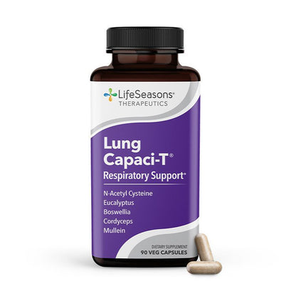 LifeSeasons Lung Capaci - T 90 Vege Caps - MarshallsHealthShop