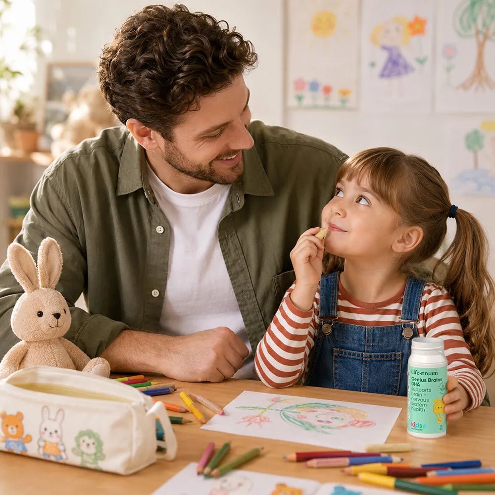 Lifestream Genius Brains DHA Kids 30 Chewable Softgels - 1st Stop Marshall's Health Shop, Gift Shop! - Heath and Natural Therapy New Brighton Christchurch - Naturopath