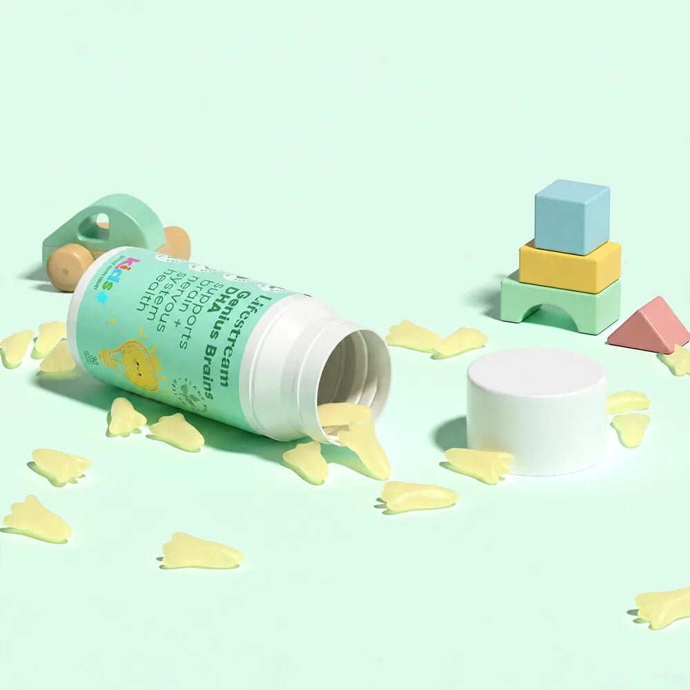 Lifestream Genius Brains DHA Kids 30 Chewable Softgels - 1st Stop Marshall's Health Shop, Gift Shop! - Heath and Natural Therapy New Brighton Christchurch - Naturopath