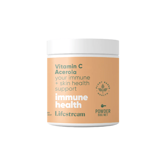 Lifestream Vitamin C Acerola - 1st Stop Marshall's Health Shop, Gift Shop! - Heath and Natural Therapy New Brighton Christchurch - Naturopath