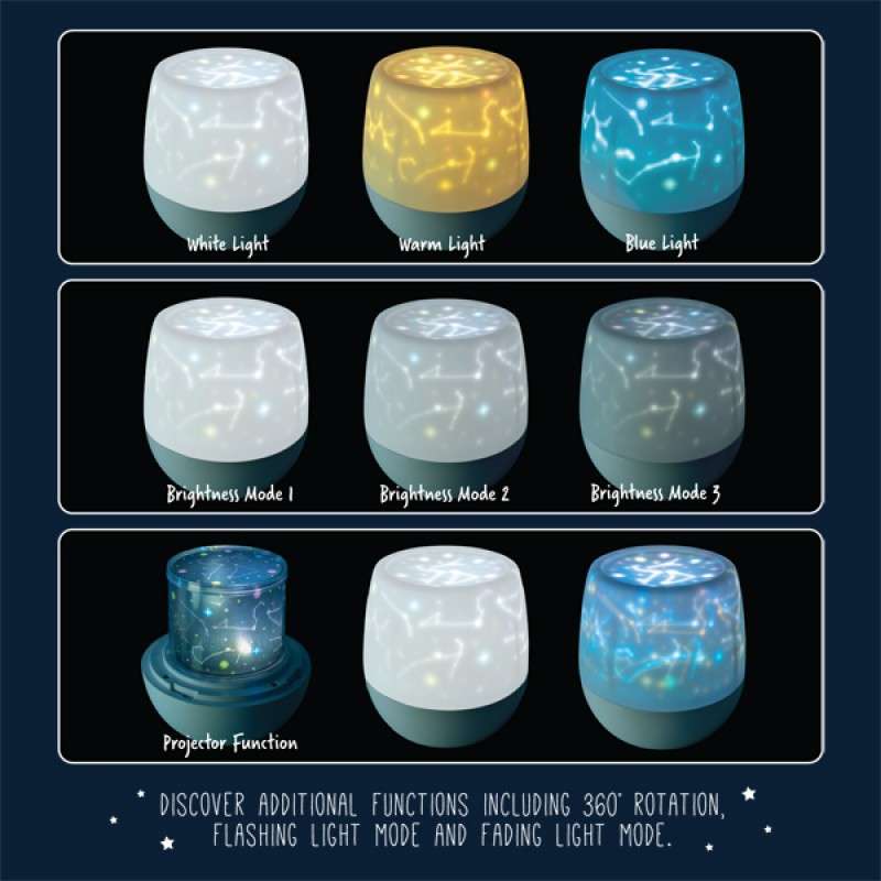 Lil Dreamers Lumi - Go - Round Space Rotating Projector Light - 1st Stop Marshall's Health Shop, Gift Shop! - Heath and Natural Therapy New Brighton Christchurch - Naturopath