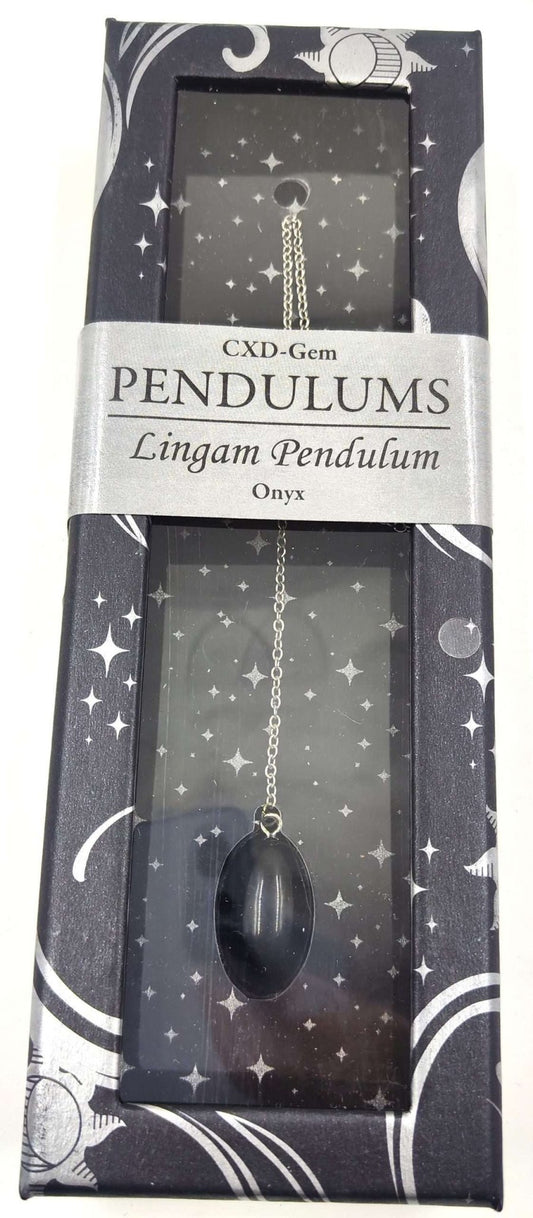 Lingam Pendulum Black Onyx - MarshallsHealthShop