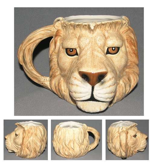 Lion Head Mug - MarshallsHealthShop