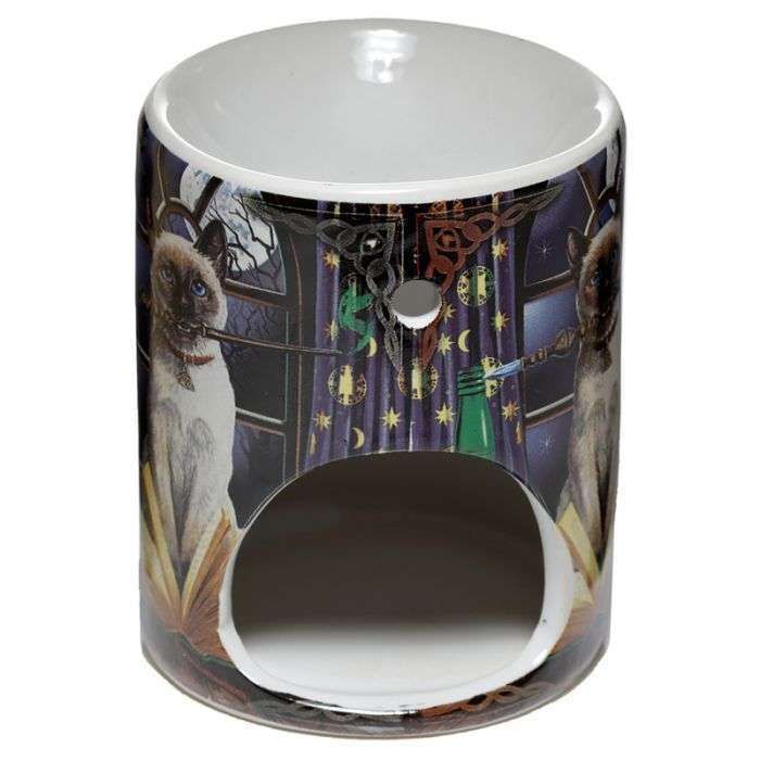 Lisa Parker Hocus Pocus Cat Oil Burner - 1st Stop Marshall's Health Shop, Gift Shop! - Heath and Natural Therapy New Brighton Christchurch - Naturopath