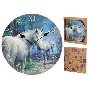 Lisa Parker The Journey Home Unicorn Picture Clock - 1st Stop Marshall's Health Shop, Gift Shop! - Heath and Natural Therapy New Brighton Christchurch - Naturopath