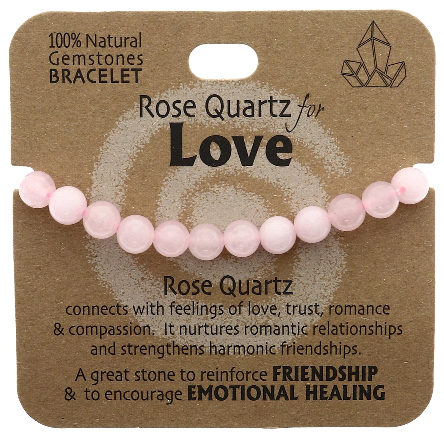Love Bracelet Rose Quartz - MarshallsHealthShop
