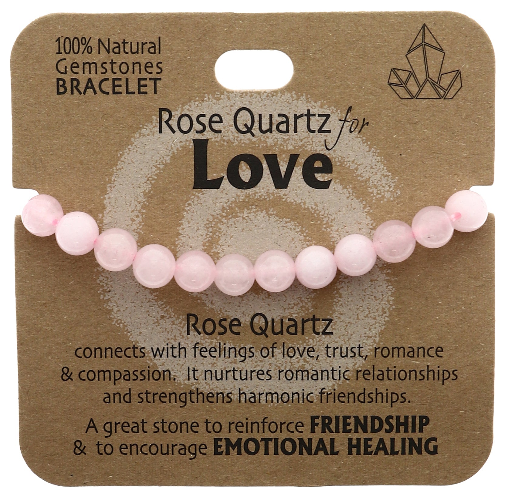 Love Bracelet Rose Quartz - MarshallsHealthShop