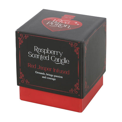 Love Potion Raspberry Crystal Chip Candle - MarshallsHealthShop
