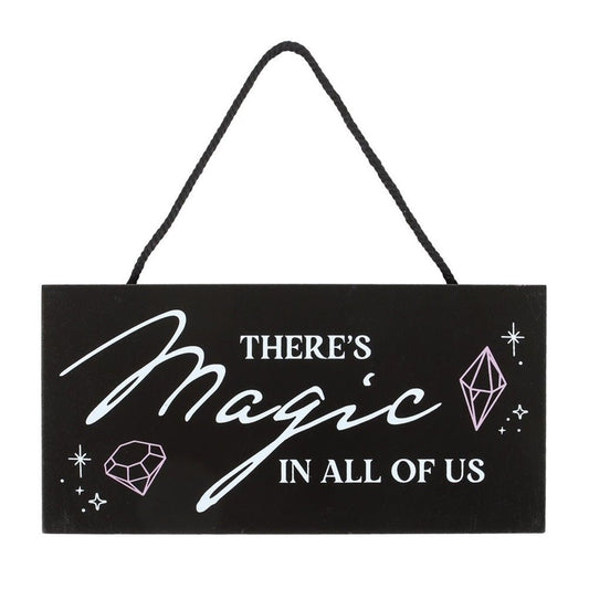 Magic in All of Us Crystal Witchy Hanging Sign - MarshallsHealthShop