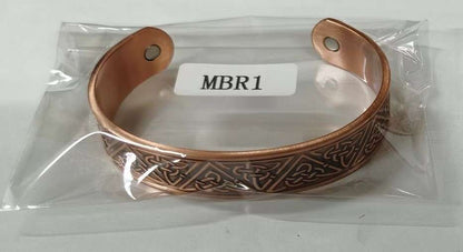 Magnetic Copper Bracelet Celtic Triquetra - MarshallsHealthShop