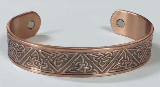 Magnetic Copper Bracelet Celtic Triquetra - MarshallsHealthShop