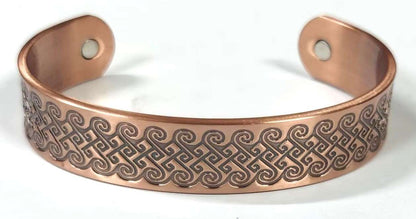Magnetic Copper Bracelet Koru Wave - MarshallsHealthShop