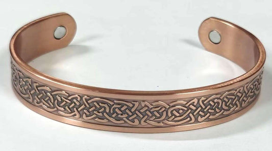 Magnetic Copper Bracelet Triquetra - MarshallsHealthShop
