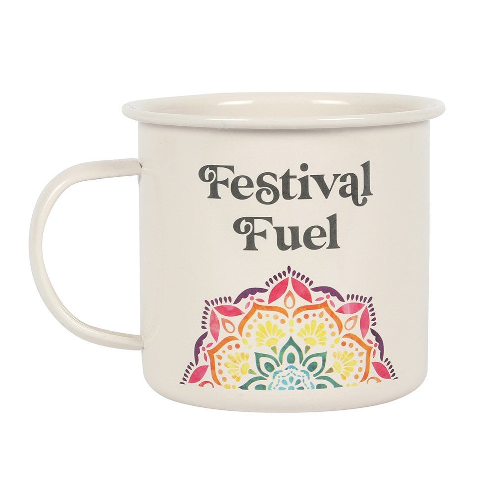 Mandala Enamel Mug - MarshallsHealthShop