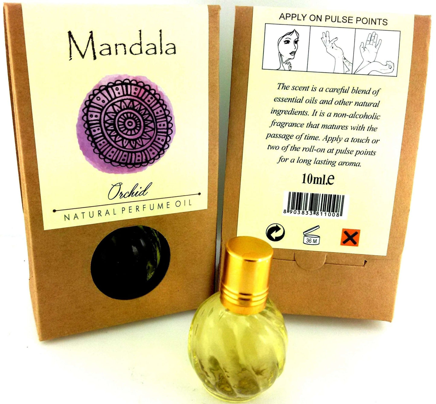 Mandala Oil Perfume Orchid 10ml - MarshallsHealthShop