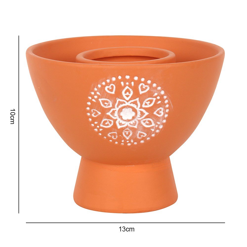 Mandela Natural Terracotta Smudge Bowl - MarshallsHealthShop