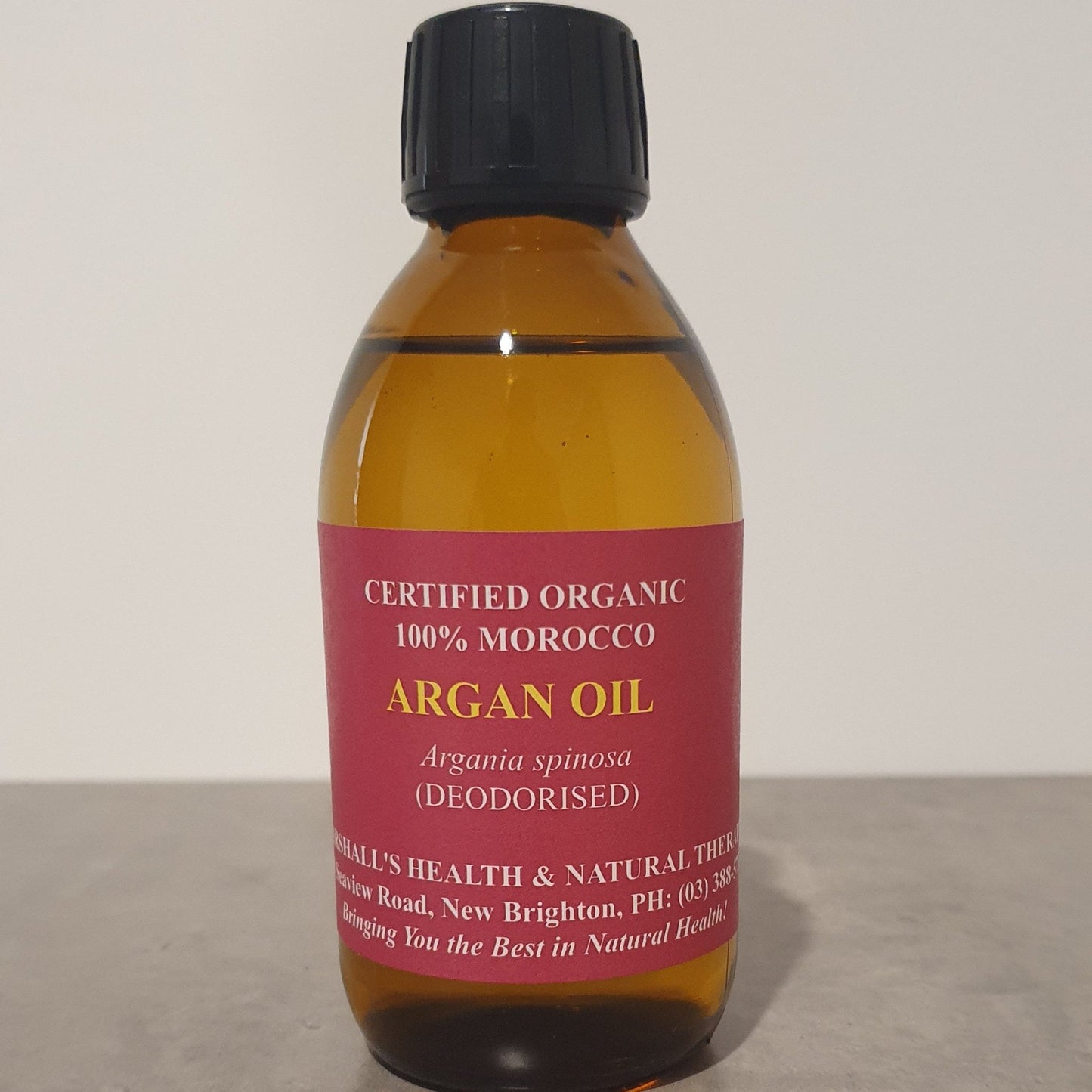 Marshall's Argan Oil Organic - MarshallsHealthShop