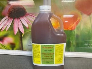 Marshall's Organic Apple Cider Vinegar - 1st Stop Marshall's Health Shop, Gift Shop! - Heath and Natural Therapy New Brighton Christchurch - Naturopath