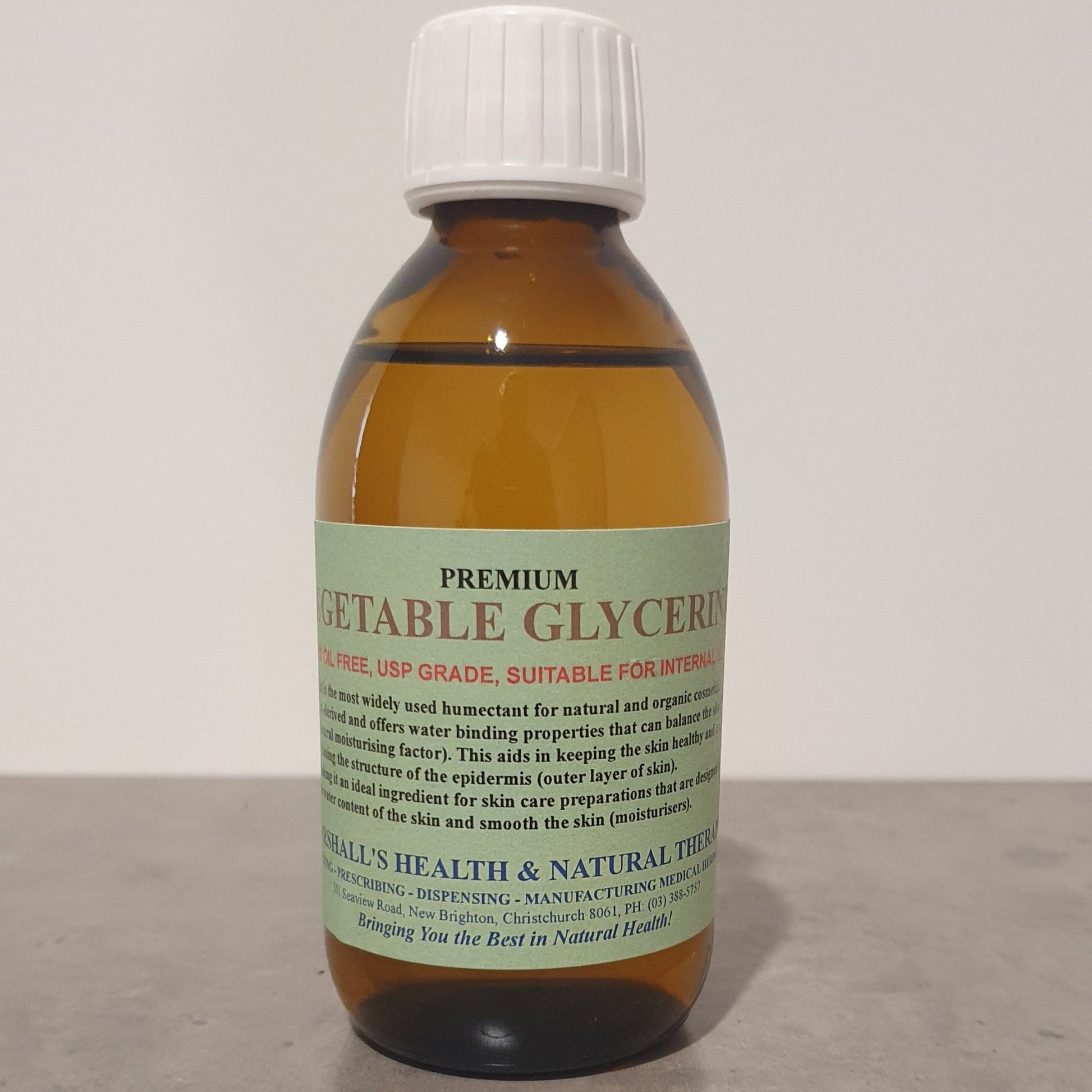 Marshalls Vegetable Glycerine Premium - MarshallsHealthShop