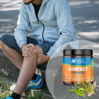 Martin & Pleasance Herbal Cream Natural Comfrey 100g - MarshallsHealthShop