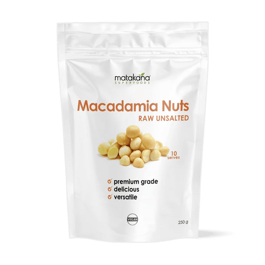 Matakana Macadamia Nuts - Raw Unsalted 250g - 1st Stop Marshall's Health Shop, Gift Shop! - Heath and Natural Therapy New Brighton Christchurch - Naturopath