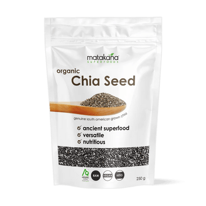 Matakana Organic Chia Seeds - 1st Stop Marshall's Health Shop, Gift Shop! - Heath and Natural Therapy New Brighton Christchurch - Naturopath