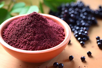 Matakana Organic Elderberry Powder 100g - 1st Stop Marshall's Health Shop, Gift Shop! - Heath and Natural Therapy New Brighton Christchurch - Naturopath