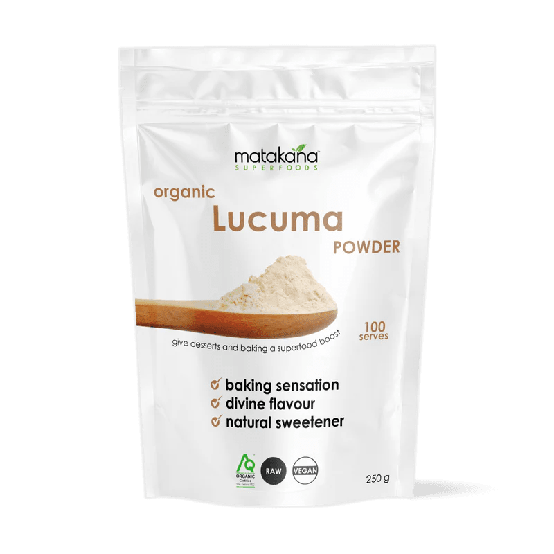 Matakana Organic Lucuma Powder 250g - 1st Stop Marshall's Health Shop, Gift Shop! - Heath and Natural Therapy New Brighton Christchurch - Naturopath