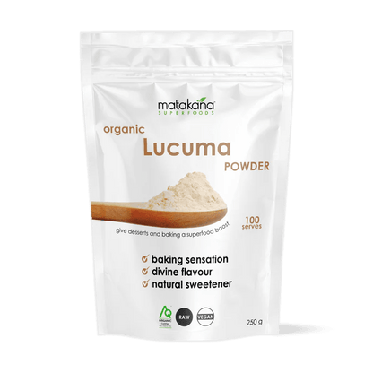 Matakana Organic Lucuma Powder 250g - 1st Stop Marshall's Health Shop, Gift Shop! - Heath and Natural Therapy New Brighton Christchurch - Naturopath