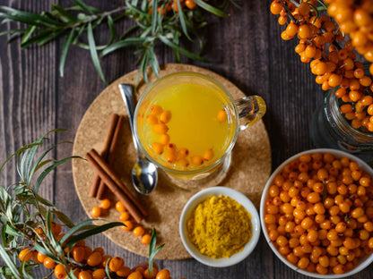 Matakana Organic Sea Buckthorn Juice Powder 100g - 1st Stop Marshall's Health Shop, Gift Shop! - Heath and Natural Therapy New Brighton Christchurch - Naturopath