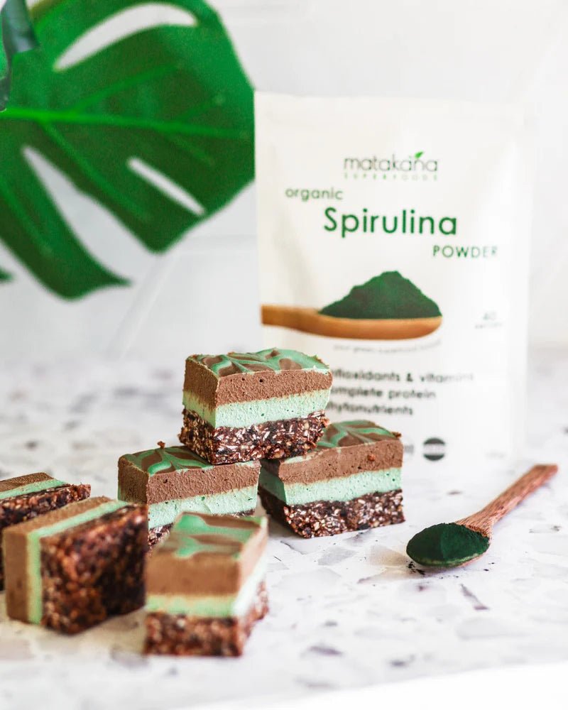 Matakana Organic Spirulina Powder 100g - 1st Stop Marshall's Health Shop, Gift Shop! - Heath and Natural Therapy New Brighton Christchurch - Naturopath