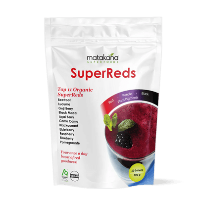 Matakana Organic Super Reds 120g - 1st Stop Marshall's Health Shop, Gift Shop! - Heath and Natural Therapy New Brighton Christchurch - Naturopath