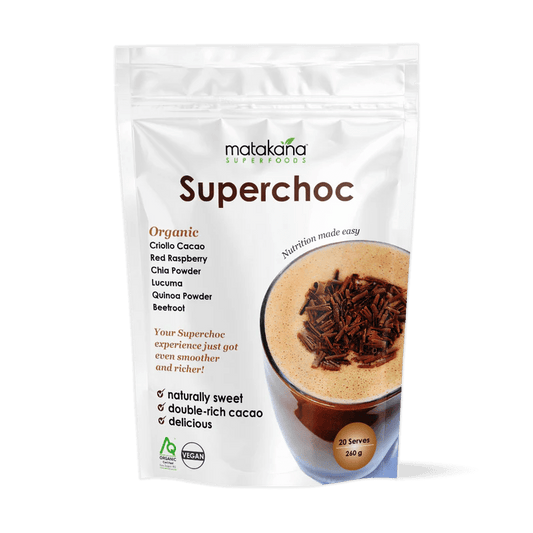 Matakana Organic Superchoc 260g - 1st Stop Marshall's Health Shop, Gift Shop! - Heath and Natural Therapy New Brighton Christchurch - Naturopath