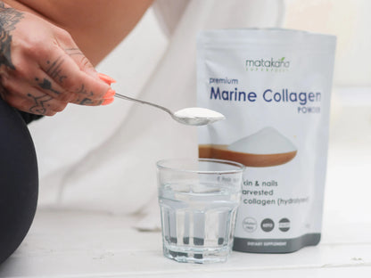 Matakana Premium Marine Collagen Powder 200g - 1st Stop Marshall's Health Shop, Gift Shop! - Heath and Natural Therapy New Brighton Christchurch - Naturopath