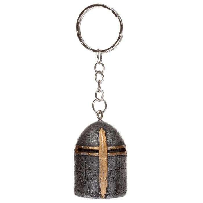 Medieval Knight Helmet Keyring - MarshallsHealthShop