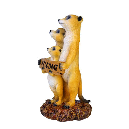 Meerkat Family Welcome Sign - MarshallsHealthShop