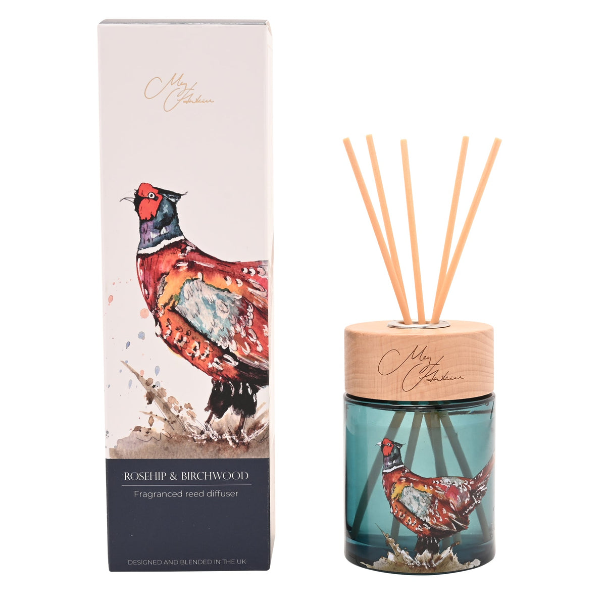 Meg H 150ml Diffuser Pheasant Rosehip Birchwood# - 1st Stop Marshall's Health Shop, Gift Shop! - Heath and Natural Therapy New Brighton Christchurch - Naturopath#