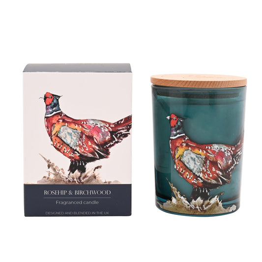Meg H Candle 250g Pheasant Rosehip Birchwood# - 1st Stop Marshall's Health Shop, Gift Shop! - Heath and Natural Therapy New Brighton Christchurch - Naturopath#