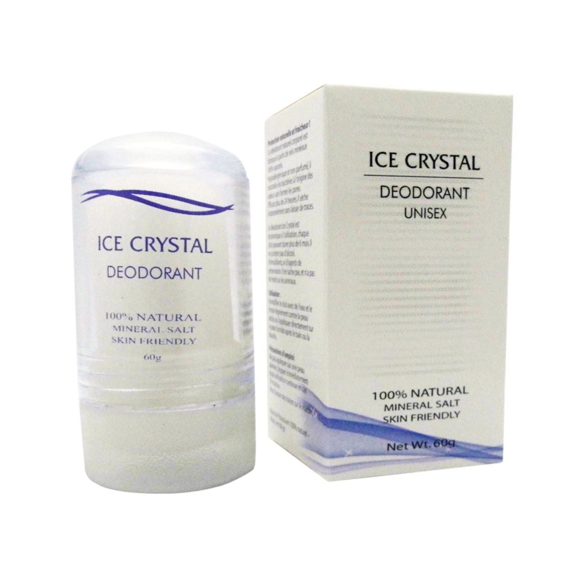 Melric Ice Crystal Deodorant 60g - 1st Stop Marshall's Health Shop, Gift Shop! - Heath and Natural Therapy New Brighton Christchurch - Naturopath