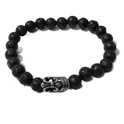 Men's Bracelet Lava stone Celtic Sword Bead - 1st Stop Marshall's Health Shop, Gift Shop! - Heath and Natural Therapy New Brighton Christchurch - Naturopath