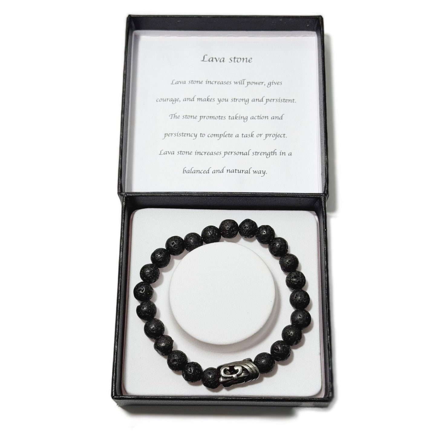 Men's Bracelet Lava stone Celtic Sword Bead - 1st Stop Marshall's Health Shop, Gift Shop! - Heath and Natural Therapy New Brighton Christchurch - Naturopath