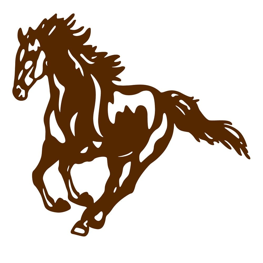 Metal Wall Art Horse Rustic - MarshallsHealthShop