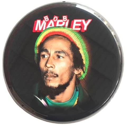 Metal Wall Art Round Bob Marley - 1st Stop Marshall's Health Shop, Gift Shop! - Heath and Natural Therapy New Brighton Christchurch - Naturopath