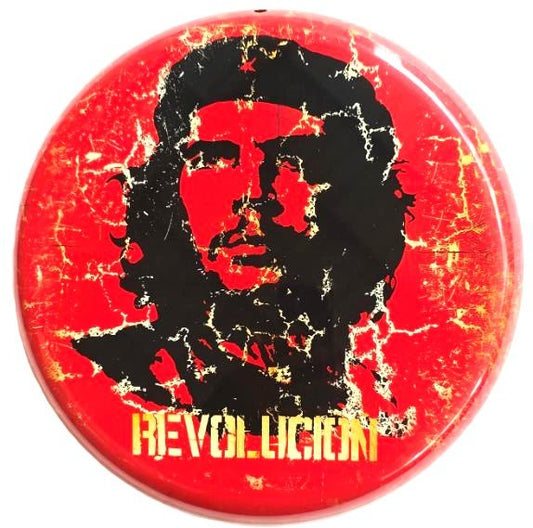 Metal Wall Art Round Che Guevara - 1st Stop Marshall's Health Shop, Gift Shop! - Heath and Natural Therapy New Brighton Christchurch - Naturopath